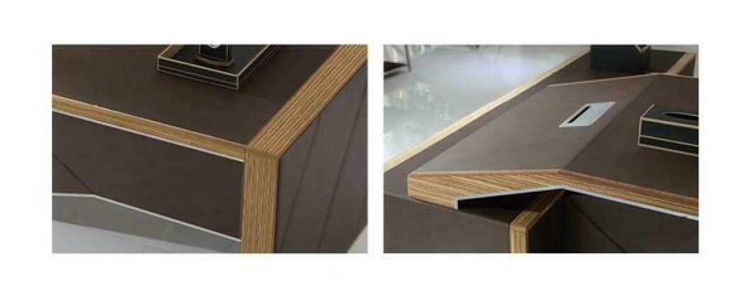 Designer Büro Arbeitzimmer Sessel Tisch Komplett Set Möbel 2tlg. Schreibtisch