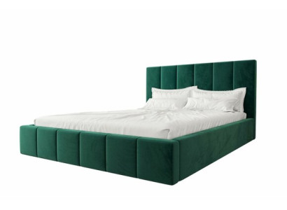 Doppelbett Luxus Samt Textil Bett Doppel Schlafzimmer Design 160x200cm