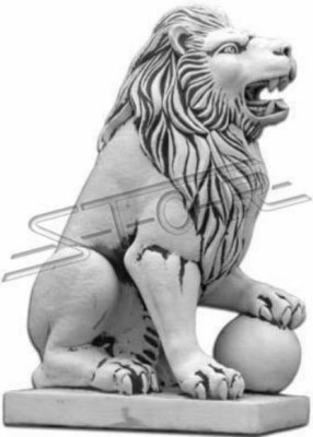 Edler Ritter Löwe Figur Statue Skulptur Figuren Skulpturen Garten
