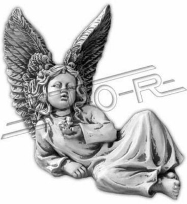 Engel 27cm Skulptur Design Figur Statue Garten Figuren Dekorative Statuen