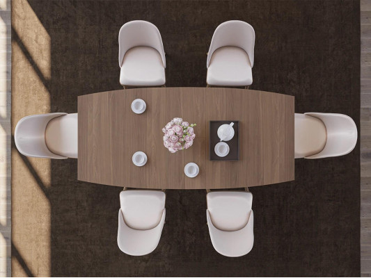Essgruppe Modern Esstisch Esszimmer 6x Stühle Holz Möbel Luxus