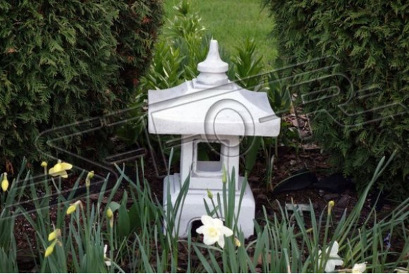 Feng Shui, Gartenfigur, Skulptur, Japan Steinguss Gartendeko Design Haus Figur