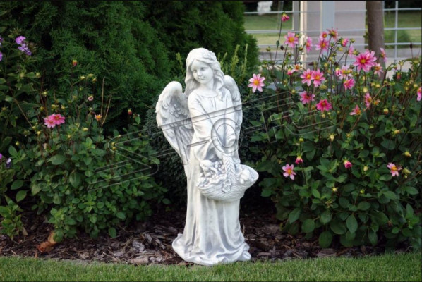 Frau 63cm Skulptur Design Figur Statue Garten Figuren Statuen