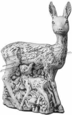 Garten Deko Hirsch Statue Skulptur Figuren Skulpturen Designer Figur