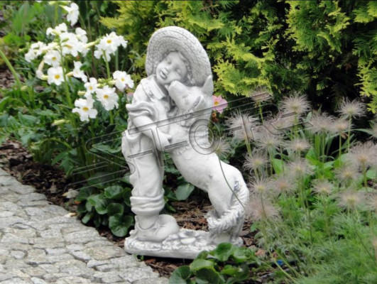 Garten Dekoration 63cm Statue Skulptur Figuren Skulpturen Designer