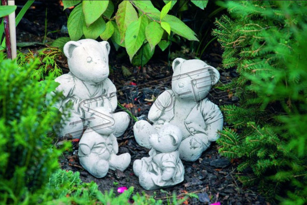 Garten Dekoration Bär Terrasse Stein Figuren Figur Dekorative Natur Statue
