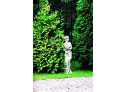Garten Dekoration Frau 60cm Terrasse Stein Figuren Figur Deko