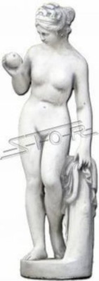 Garten Dekoration Frau 61cm Terrasse Stein Figuren Figur Deko