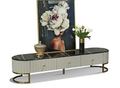 Luxus Design Kommode Anrichte Lowboard Side Dekorative Schrank Wohn Zimmer