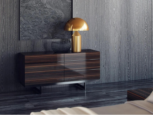 Luxus Modern Set Schlafzimmer Doppel Bett Komplett 2x Nachttische Kommode