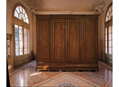 Massiv Holz Kleiderschrank Möbel Schrank Schlafzimmer Schränke Made in Italy Neu