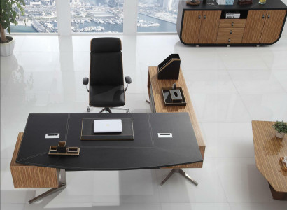 Moderne Büro Zimmer Set Office Deko Einrichtung Komplett Set Möbel Tisch
