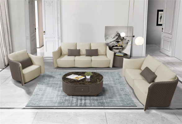 Sofagarnitur 3+2+1 Sitzer Set Sofa Design Polster Modern Couchen Couch