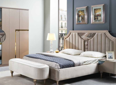 Bettrahmen Doppel Holz Bettgestelle Schlafzimmer Weiß Luxus Bett Modern Betten