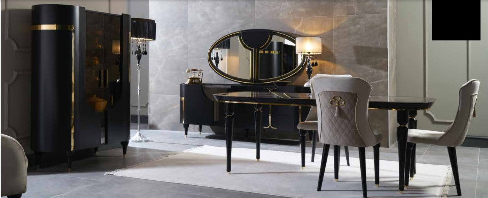 Tisch Holz Tische Modern Design Esszimmer Ess Luxus Tisch im italienischen Stil