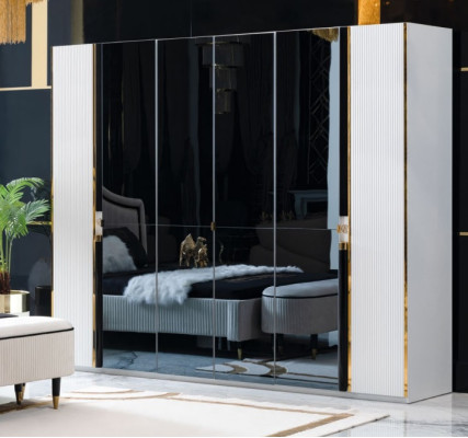 Kleiderschrank Möbel Schrank Italienischer Stil Luxus Schränke Schlafzimmer Gold