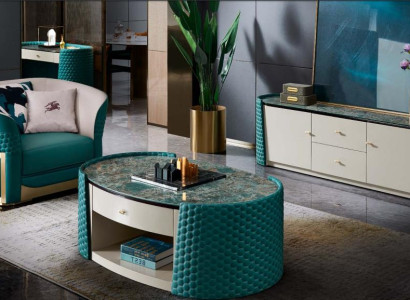 Sideboard Anrichte Schrank rtv lowboard Turkis Unterschrank Möbel Wohnzimmer Neu