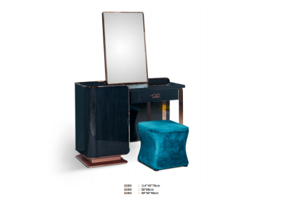 Schminktisch Hocker Holz Textil Schlafzimmer Kreative Modern Design Möbel Luxus