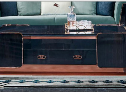 Couchtisch Holz Braun Edle Tische Modern Design Möbel Luxus Wohnzimmer