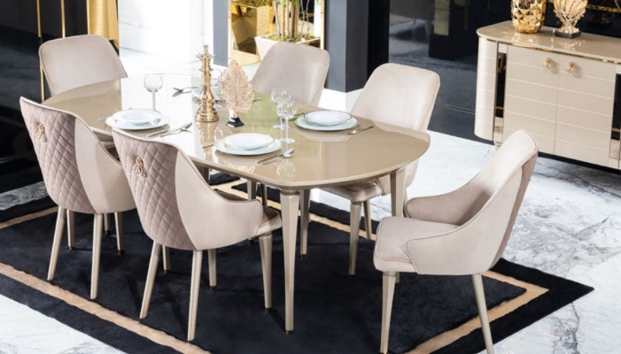 Möbel Esszimmer Tische Einrichtung Esstisch Luxus Tisch Massiv Holz Esstische