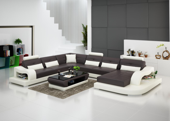 Ecksofa Sofa Couch Polster Eck Sitz Wohnlandschaft Garnitur U Form