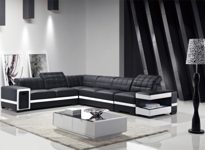 Designer Sofa Couch Ecksofa Polster Deko Garnitur Wohnlandschaft L-Form