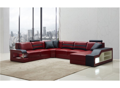 Moderne Sofa Eckgarnitur U Form Polster Ecke Couch Designer Sitz Möbel Couchen