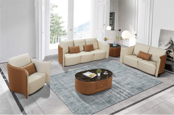 Sofagarnitur 3+2+1 Sitzer Set Sofa Design Modern Polster Couchen Couch