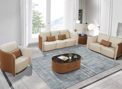 Sofagarnitur 3+2+1 Sitzer Set Sofa Design Modern Polster Couchen Couch