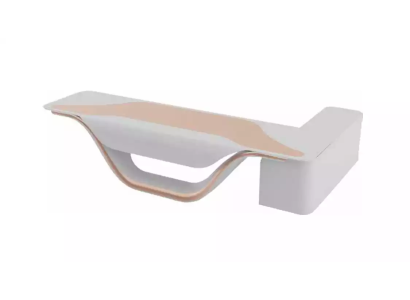 Design Eckschreibtisch Büro Einrichtung Chef Arbeitszimmer Möbel Büromöbel neu