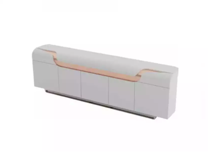 Sideboard Bürokommode Büro Einrichtung Design Möbel Schrank Lowboard Weiß