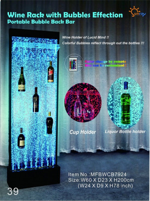 Led Regal Bar Wasser Wand Säule Trenn Wand Wasserwände Bar Theke