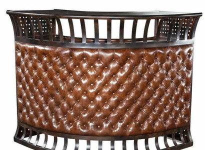 Chesterfield Bar Tische Stehtisch Lounge Club Luxus Tisch Vintage Tresen Leder