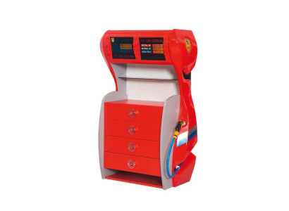 Tankstelle Kommode mit Schubladen Kinderzimmer Modern Möbel Regal Holz Zimmer