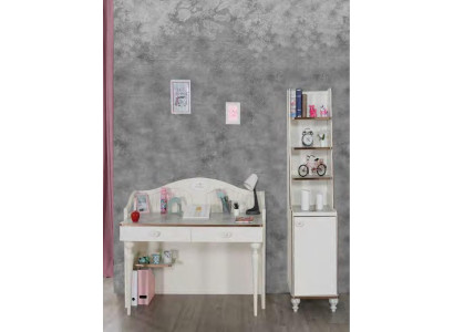 Bücherregal Schreibtisch Jugend Zimmer Möbel Regalen im Kinderzimmer 2tlg. Set