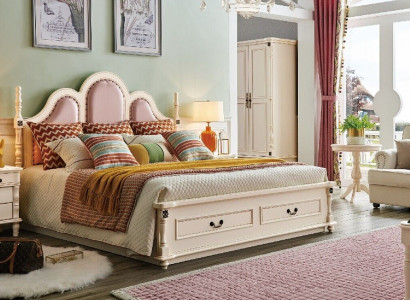 Bett Polster Design Luxus Doppel Hotel Betten Schlafzimmer 180x200 cm Holz Neu