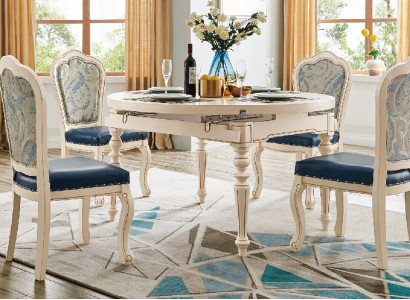 Runder Barock Esstisch Tisch Klassische Esstische Möbel Tische Holz Möbel Neu