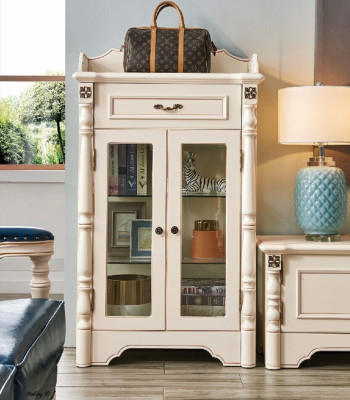 Schrank Kommode Vitrine Kolonial Stil Möbel Sideboard Anrichte Schränke Holz Neu