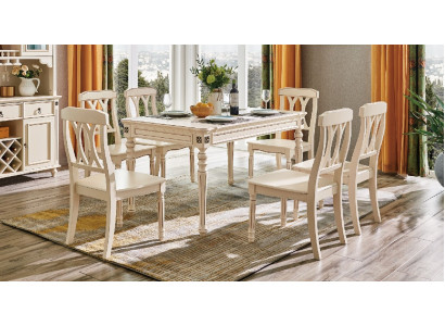 Esstisch Esstische Tische Kolonial Holz Design Klassische Möbel Esszimmer Tisch