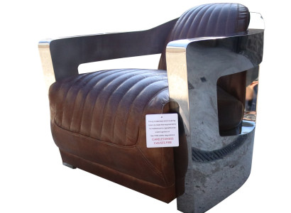 Aviator möbel Luxus Vintage Retro Shabby Lederstuhl Designer Sessel Sofa