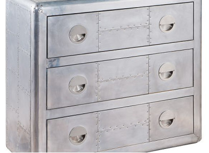Kommode Design Möbel Vintage Retro Schrank Schubladenregal Flugzeug