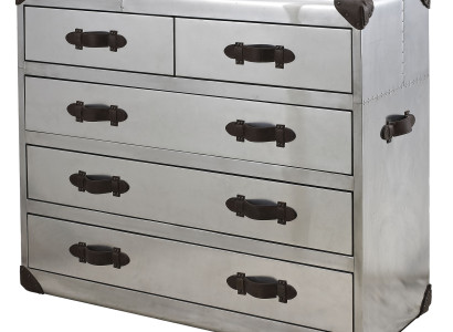 Kommode Anrichte Schrank Schubladen Retro Vintage Flieger Flugzeug