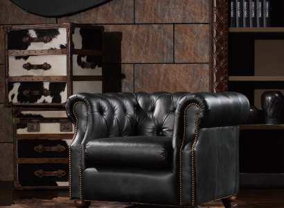 Chesterfield Sessel Vintage Loungesessel Cocktail Clubsessel Sofa Fernseh Neu