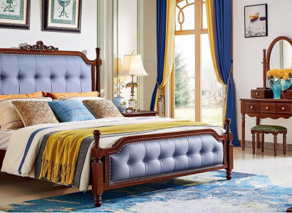 Design Schlafzimmer Komplett Set Bett Nachttische Schminktisch 5 tlg