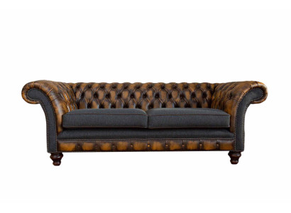 Dreisitzer Luxus 3 Sitzer Couch Polster Klassisch Sitz Wohnzimmer Möbel