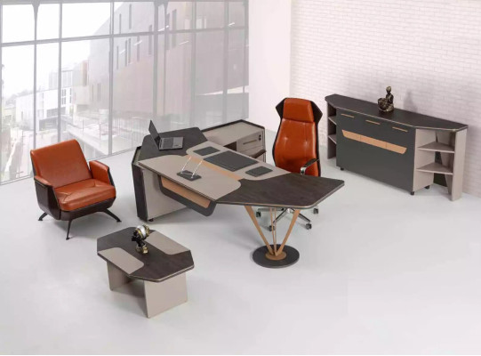 Eckschreibtisch Büromöbel Arbeitszimmer Luxus Möbel Modern Tisch Neu