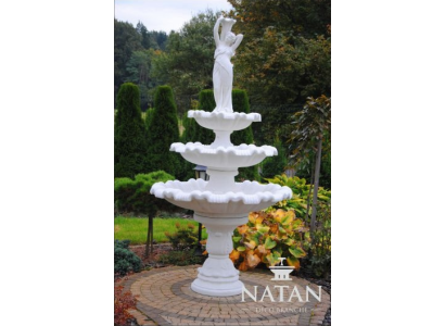 Zierbrunnen Springbrunnen Skulptur Brunnen Deko Garten Fontaine Teich Neu 252cm