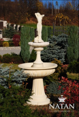 Springbrunnen Garten Teich Brunnen Steinbrunnen Gartenbrunnen Fontaine Stein