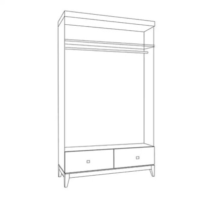 Kleiderschrank Schlafzimmer Schrank Weiß Modern Holz Luxus Schränke