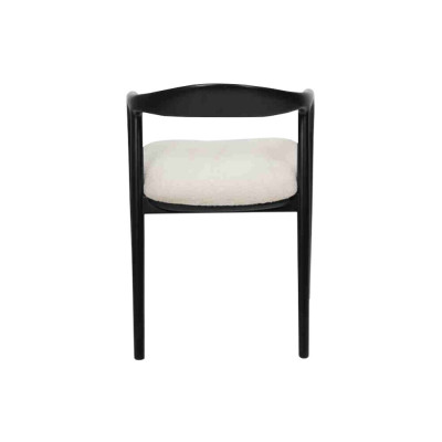 Schwarz-Weiße Esszimmer Stühle Luxuriöse Küchen Sitz Möbel Metallstühle